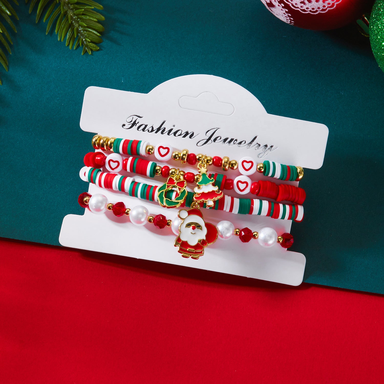 Wholesale Christmas multi-layer bracelet set